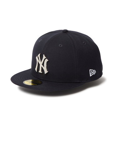 ニューエラ(NEW ERA)帽子 キャップ 59FIFTY ラインストーンバッジ ニューヨーク・ヤンキース 14668127