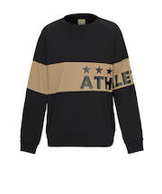 アスレタ（ATHLETA）サッカー フットサルウェア パネル切替クルーシャツ 3401 BLK