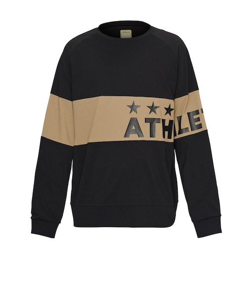 アスレタ（ATHLETA）サッカー フットサルウェア パネル切替クルーシャツ 3401 BLK