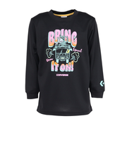 コンバース(CONVERSE)バスケットボールウェア ジュニア プリント長袖シャツ CB452356L-1941