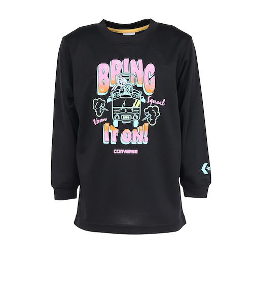 コンバース(CONVERSE)バスケットボールウェア ジュニア プリント長袖シャツ CB452356L-1941