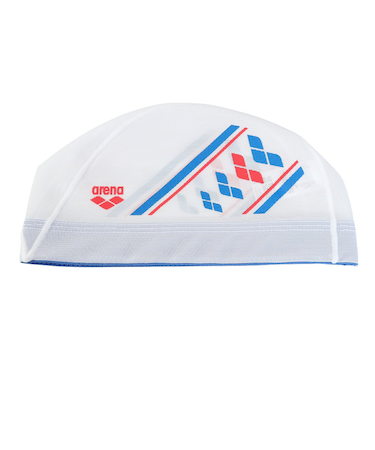 アリーナ(ARENA)スイミングキャップ 水泳 メッシュキャップ 召集所持ち込み可 白 M-Lサイズ AS5FSC53U WHRD