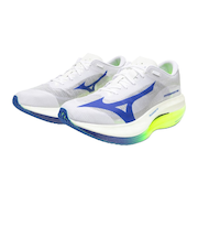 ミズノ（MIZUNO）ランニングシューズ トレーニングシューズ 部活 ハイパーワープ プロ ホワイト ブルー J1GC267201 スポーツシューズ