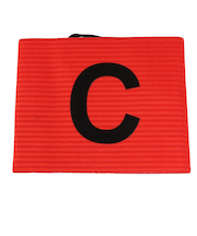 デュアリグ（DUARIG）アームバンド キャプテンマーク ストラップ付き 5F0017-SCAC-750ZK RED