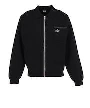 SPLR（SPLR）Glitter Stripe ジップ ニット ポロ 2521-18116-01500