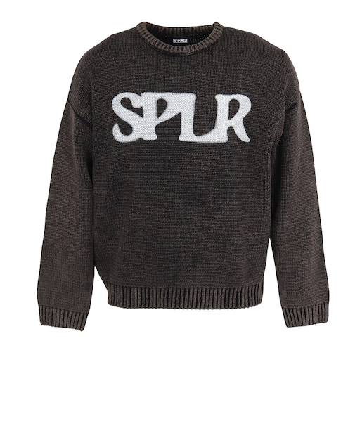 SPLR（SPLR）Dust Washed クルー ニット 2521-18116-01400