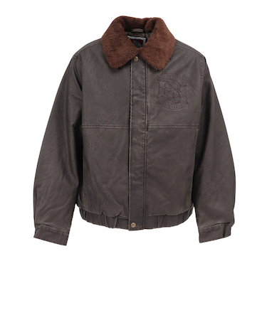 ベンデイビス（BEN DAVIS）エリボア フェイクレザージャケット 25780011-BRN