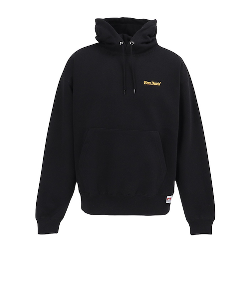 ベンデイビス（BEN DAVIS）刺繍プルパーカー 25780067-BLK
