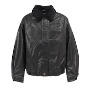 ベンデイビス（BEN DAVIS）エリボア フェイクレザージャケット 25780011-BLK