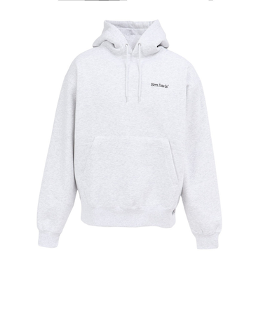 ベンデイビス（BEN DAVIS）刺繍プルパーカー 25780067-ASH