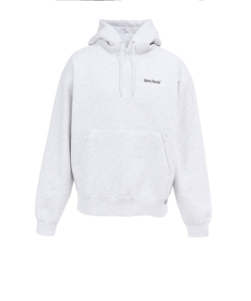 ベンデイビス（BEN DAVIS）刺繍プルパーカー 25780067-ASH