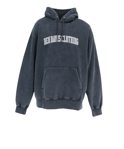 ベンデイビス（BEN DAVIS）アーチロゴ プルパーカー 25780044-BLK