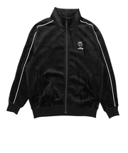 SHAKA ジップアップ ベロア トラックジャケット IPDFZSH-1016-BLK