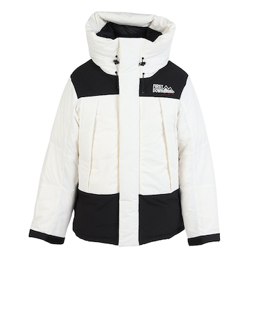 ファーストダウン（FIRST DOWN）ラップダウンパーカー ディクロス マウリ F942010 WHT