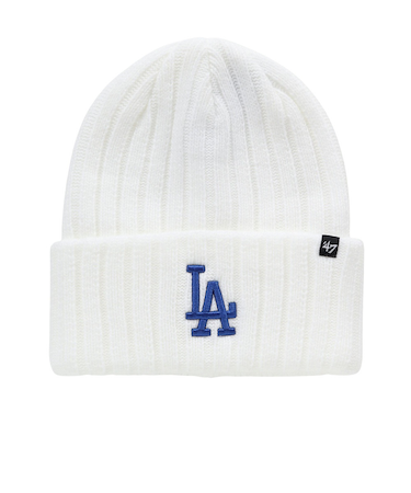 フォーティーセブン（47）帽子 ニットキャップ CFKN RBHYM12ACE-WH 白 ホワイト 14936738