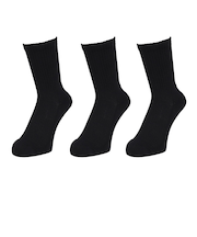 スフィーダ（SFIDA）ショートソックス 3足組 SH-25S01 BLK