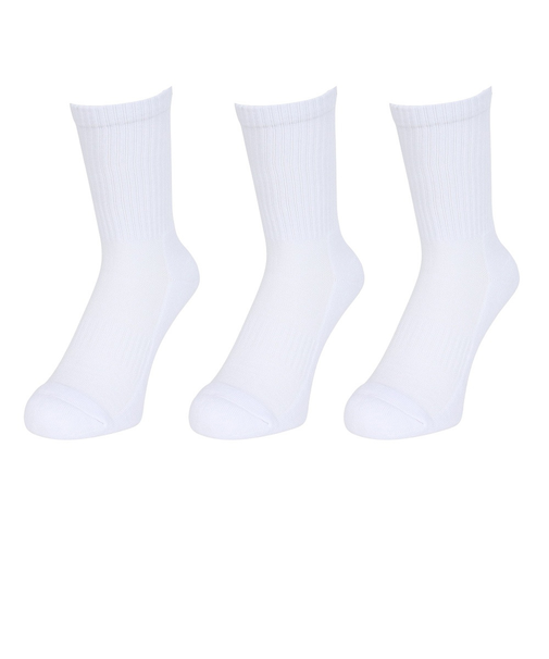 スフィーダ（SFIDA）ショートソックス 3足組 SH-25S01 WHT