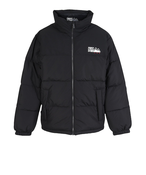 FIRST DOWN ブラック &ホワイト ダウンジャケット FIRST DOWN ダウンジャケット ホワイト/ブラック