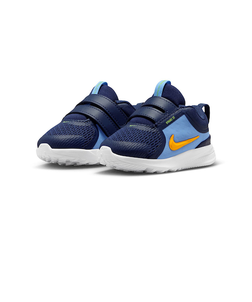 ナイキ（NIKE）ジュニア スポーツシューズ ベルクロ ベルト付き スニーカー スター ランナー 5 TD ネイビー HF7006-403