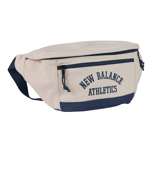 ニューバランス（new balance）バック 斜め掛けバック キャンバス ウェストバッグ ホワイト×ネイビー LAB23179NNY