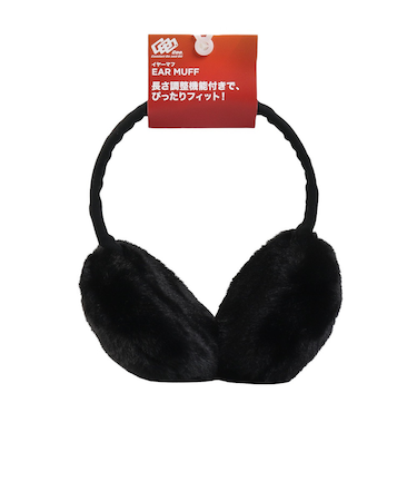 クー（Coo.）イヤーマフ ソフトタッチボアマッフル 901CO5II0045 BLK