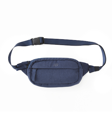 ニューバランス（new balance）バック 斜め掛けバック ボディバック コーデュロイ ウエストバッグ 紺 ネイビー LAB23171NNY