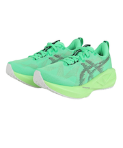 アシックス（ASICS）ランニングシューズ ジョギングシューズ ノヴァブラスト 5 グリーン ブラック 1012B991.300
