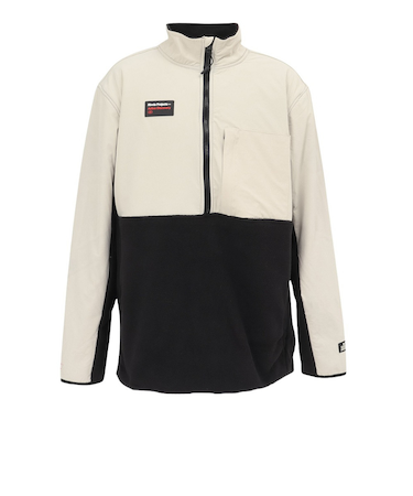 ハーフジップ POLAR フリース ジャケット RFL-25325-BK/BN