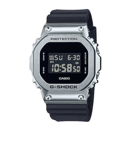 ジーショック（G-SHOCK）腕時計 時計 ブラック×シルバー GM-5600U-1JF 仕事 ビジネス 通勤 通学 プレゼント 贈り物