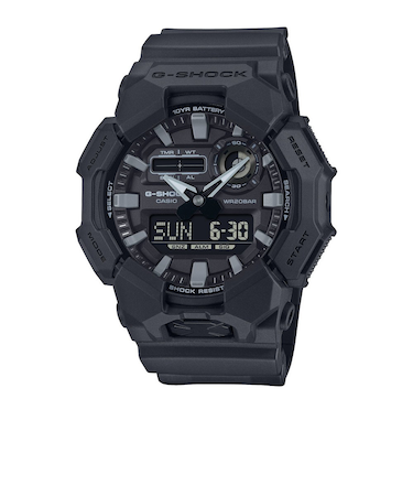 ジーショック（G-SHOCK）腕時計 黒 ブラック GA-010-1A1JF 時計 仕事 会社