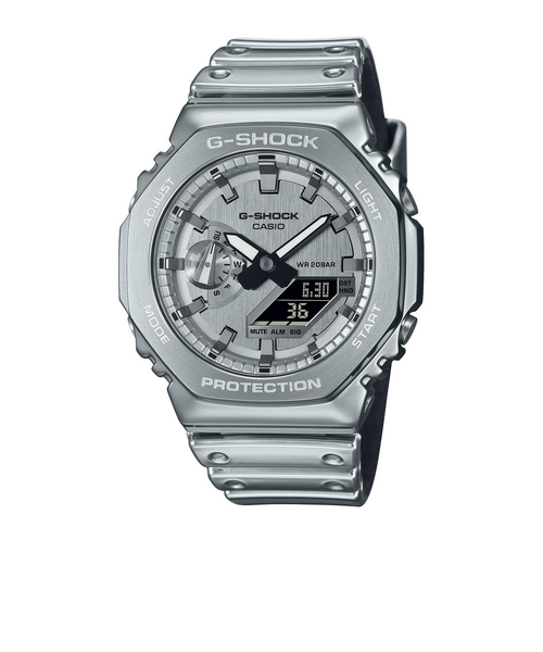 仕*人様 Gショック G-STEEL シルバー Bluetooth搭載ソーラー時計】G-SHOCK（G-ショック） G-STEEL（G