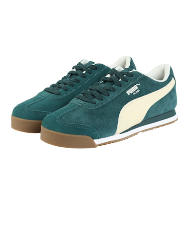 プーマ（PUMA）スニーカー タウンシューズ ローマ スエード グリーン 39863510 カジュアル シューズ