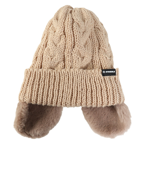 ジュニア 耳付き ニット帽 ST25FB0082 BEG