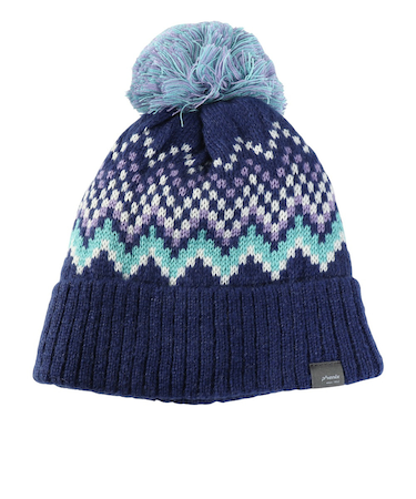 PHENIX（PHENIX）ジュニア ビーニー ミックスボーダー ニットハット ESG25HW92NAVY