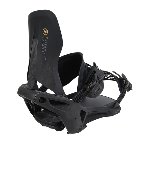 ナイデッカー（NIDECKER）スノーボードビンディング 24-25 SUPERMATIC CARBON BLACK