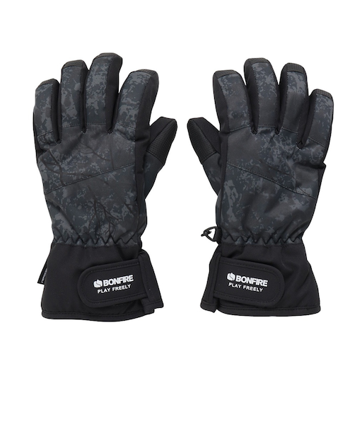 BonFire（ボンファイアー）ボーイズ 手袋 ウィンターグローブ LIMITED 五指 70BNF5FDE2393 BKGY