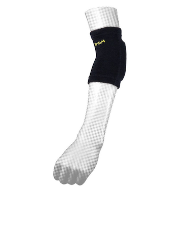 ディーアンドエム（D&M）バレーボール サポーター ひじ 肘 エルボーパッド ショートタイプ 13mm 777 BLK