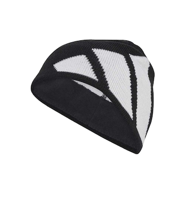 アディダス（adidas）ニットキャップ ビッグロゴ ビーニー クライマウォーム 黒 ブラック Lサイズ  JUZ44-JM5346