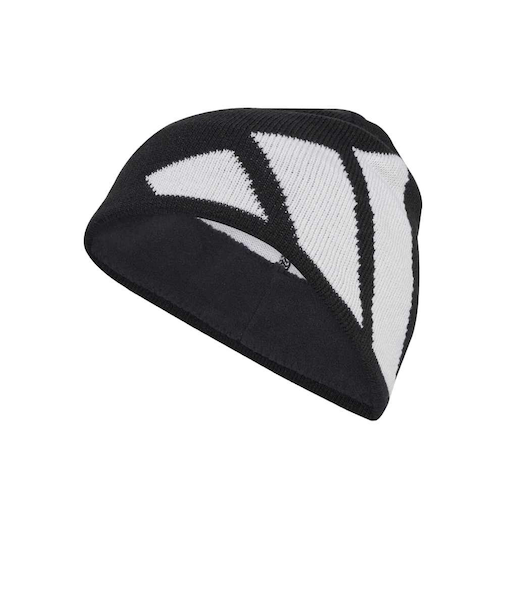 アディダス（adidas）ニットキャップ ビッグロゴ ビーニー クライマウォーム 黒 ブラック Lサイズ  JUZ44-JM5346