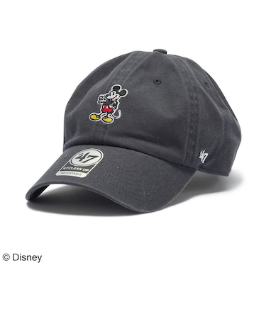 フォーティーセブン（47）帽子 キャップ クリーンナップ Disney ディズニー ミッキーマウス 紺 ネイビー 14865157