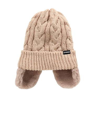 帽子 耳付き ニット帽 ST25FB0079 BEG