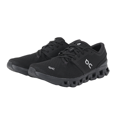 オン（On）ランニングシューズ ジョギングシューズ クラウドエックス 4 ブラック 3ME30040106 スポーツシューズ