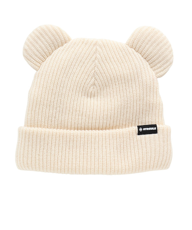 ジュニア クマ耳 ニット帽 ST25FB0086 OWHT