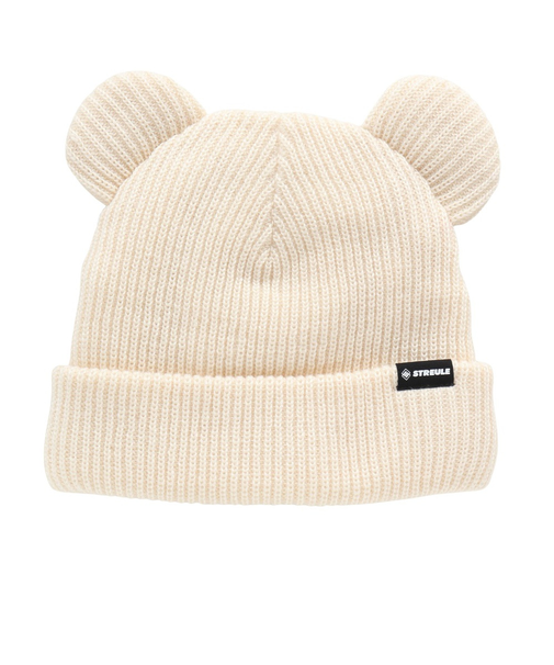 ジュニア クマ耳 ニット帽 ST25FB0086 OWHT