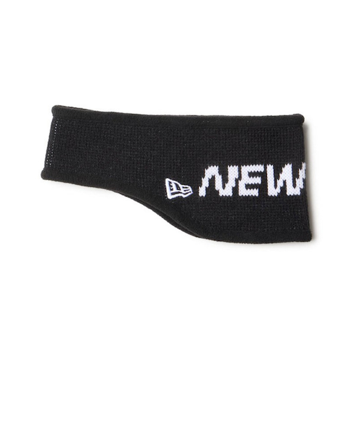ニューエラ（NEW ERA）イヤーウォーマー ニット NEW ERAロゴ 黒 ブラック 14668989