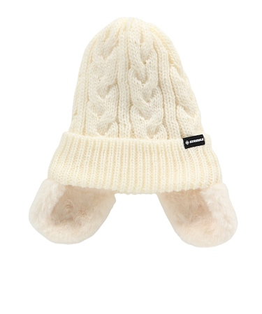 帽子 耳付き ニット帽 ST25FB0079 OWHT