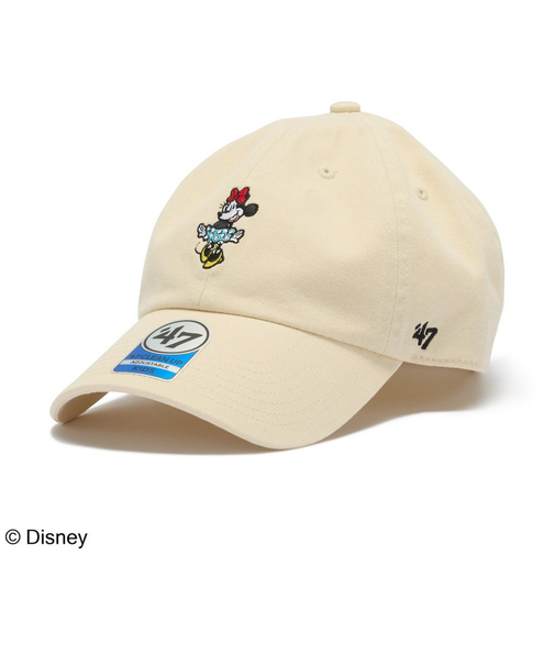 フォーティーセブン（47）帽子 キャップ キッズ クリーンナップ Disney ディズニー ミニーマウス ベージュ 14865114