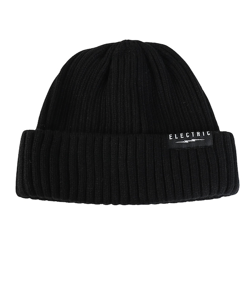 エレクトリック（ELECTRIC）帽子 ニットビーニー TYPE A E25FC01 BLACK