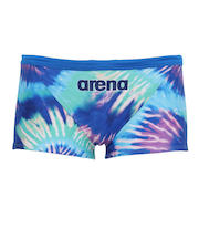 アリーナ（ARENA）競泳水着 メンズ 水泳 タフスーツ トレーニングスパッツ ショートレッグ 緑×紫 M-LLサイズ AS6SWM14M GRPP