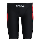 アリーナ（ARENA）競泳水着 メンズ 水泳 レーシングスパッツ ハーフレッグ WA承認モデル 黒×赤 S-3Lサイズ AS6SRC54M BKRD 公式大会…